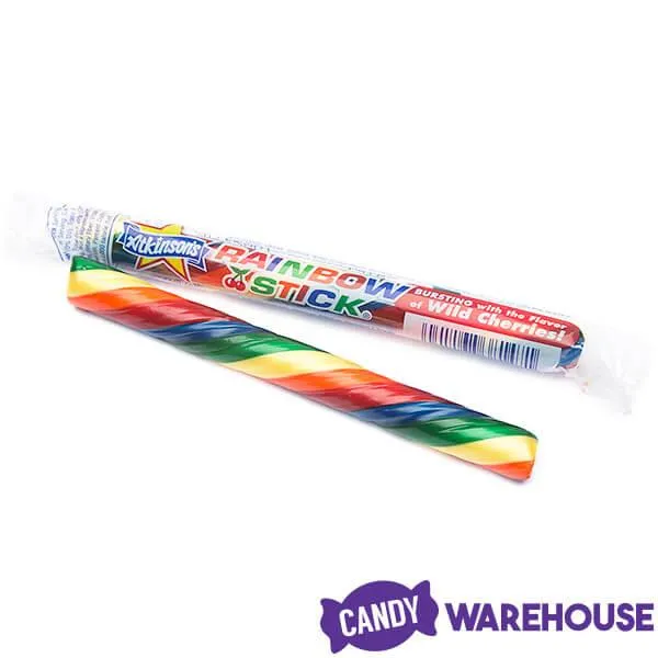 Atkinson Jumbo Rainbow Sticks Hard Candy: 52-Piece Jar - Image 3