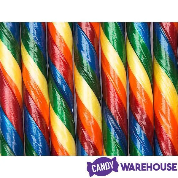 Atkinson Jumbo Rainbow Sticks Hard Candy: 52-Piece Jar - Image 4