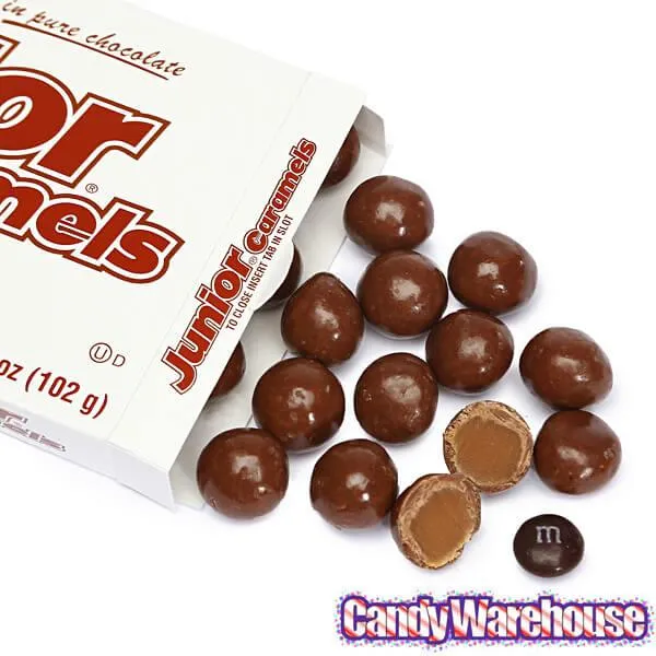 Junior Caramels Candy 3.6-Ounce Packs: 12-Piece Box - Image 2