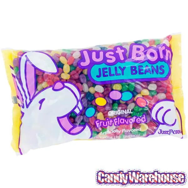Just Born Assorted Jelly Beans: 4.5LB Bag - Image 2