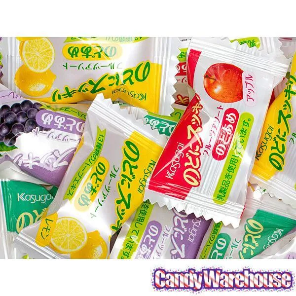 Kasugai Nodo Ni Sukkiri Fruit Hard Candy: 3.98-Ounce Bag - Image 3
