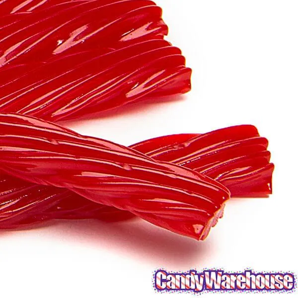 Kenny's Juicy Licorice Twists - Strawberry: 12LB Case - Image 2