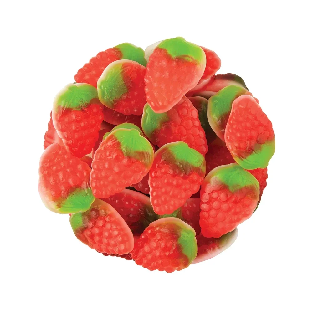 Kervan Gummy Strawberries Foam Bottom: 5-Pound Bag