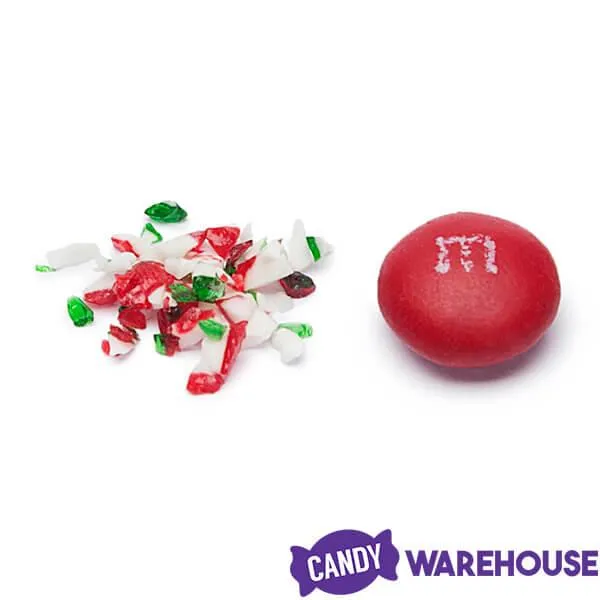 King Leo Crushed Peppermint Candy Cane Bits in Red, Green, and White: 1LB Jar - Image 3