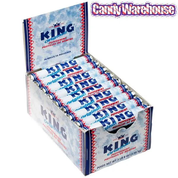 King Mints Peppermint Rolls: 36-Piece Box - Image 2
