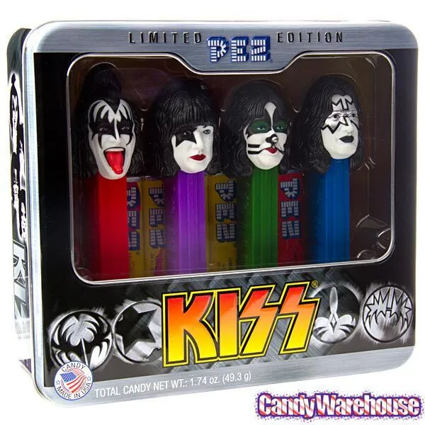 KISS PEZ Candy Dispensers: 4-Piece Collector's Tin - Image 4