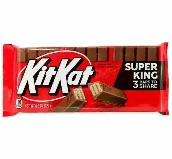 Kit Kat 4.5-Ounce Super King Size Candy Bars: 18-Piece Box