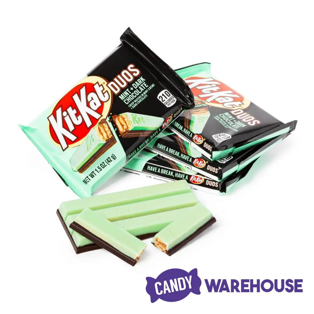 Kit Kat Duos Mint and Dark Chocolate Bars: 24-Piece Box - Image 4