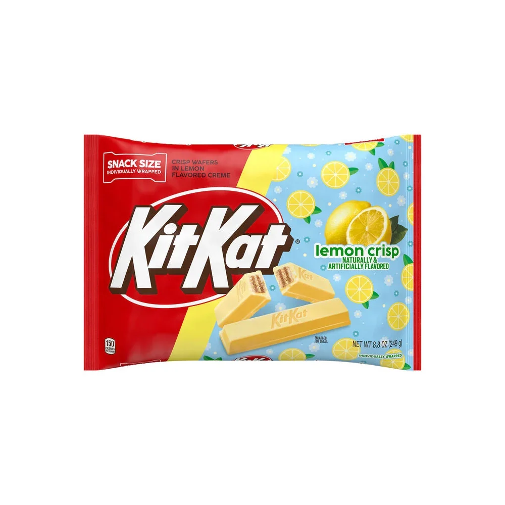 Kit Kat Lemon Flavored Creme Wafer Snack Size: 8.8-Ounce Bag