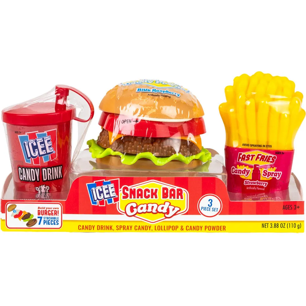 ICEE Snack Bar Candy Set: 8-Piece Case