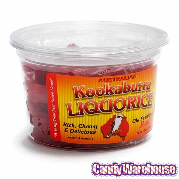 Kookaburra Cut Licorice - Red: 12-Ounce Tub - Image 2