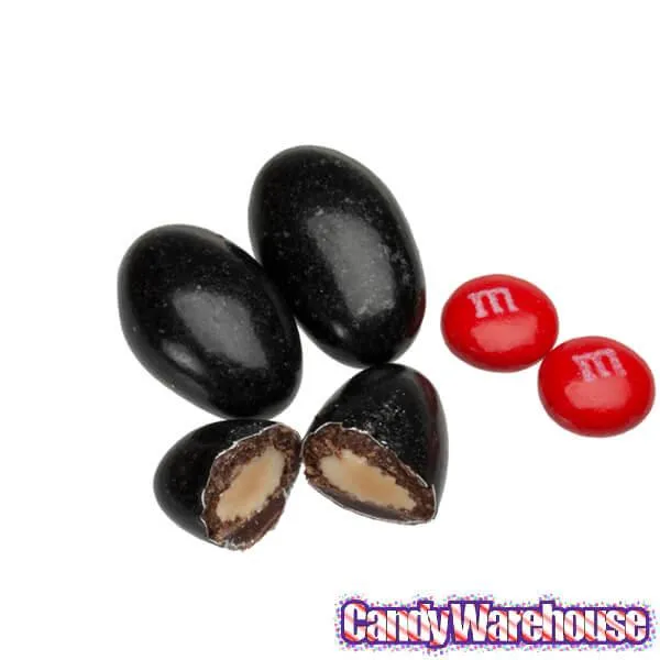 Koppers Chocolate Jordan Almonds - Black: 5LB Bag - Image 2