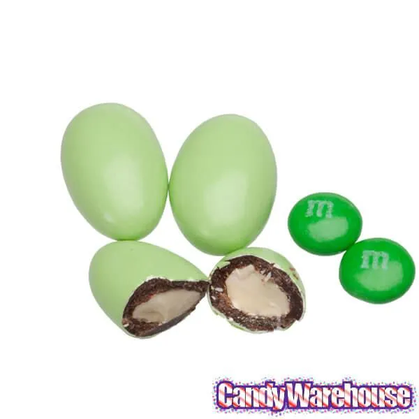 Koppers Chocolate Jordan Almonds - Light Green: 5LB Bag - Image 2