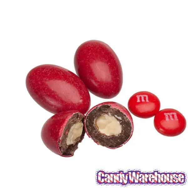 Koppers Chocolate Jordan Almonds - Red: 5LB Bag - Image 2