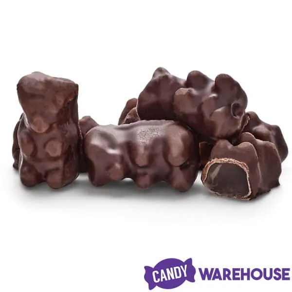 Koppers Dark Chocolate Covered Gummi Bears: 8LB Case - Image 2