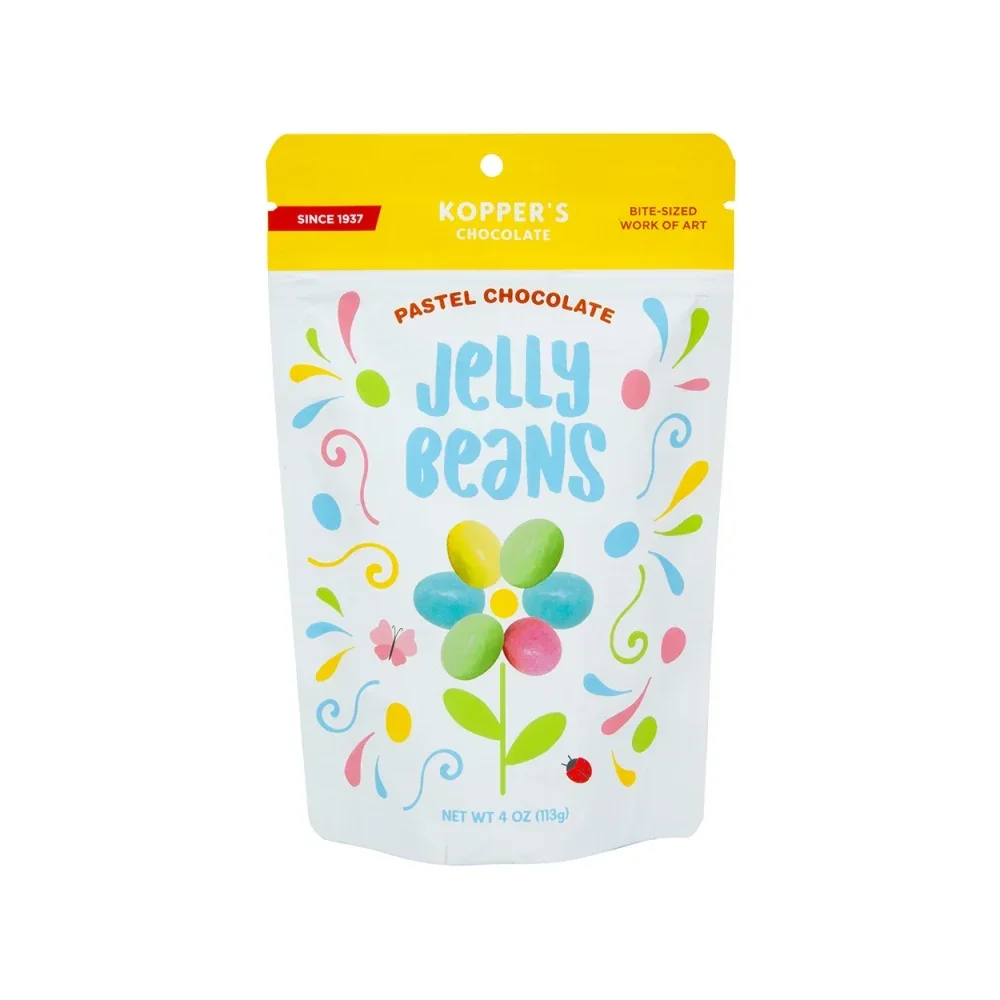Kopper’s Pastel Chocolate Jelly Beans: 12-Count Case