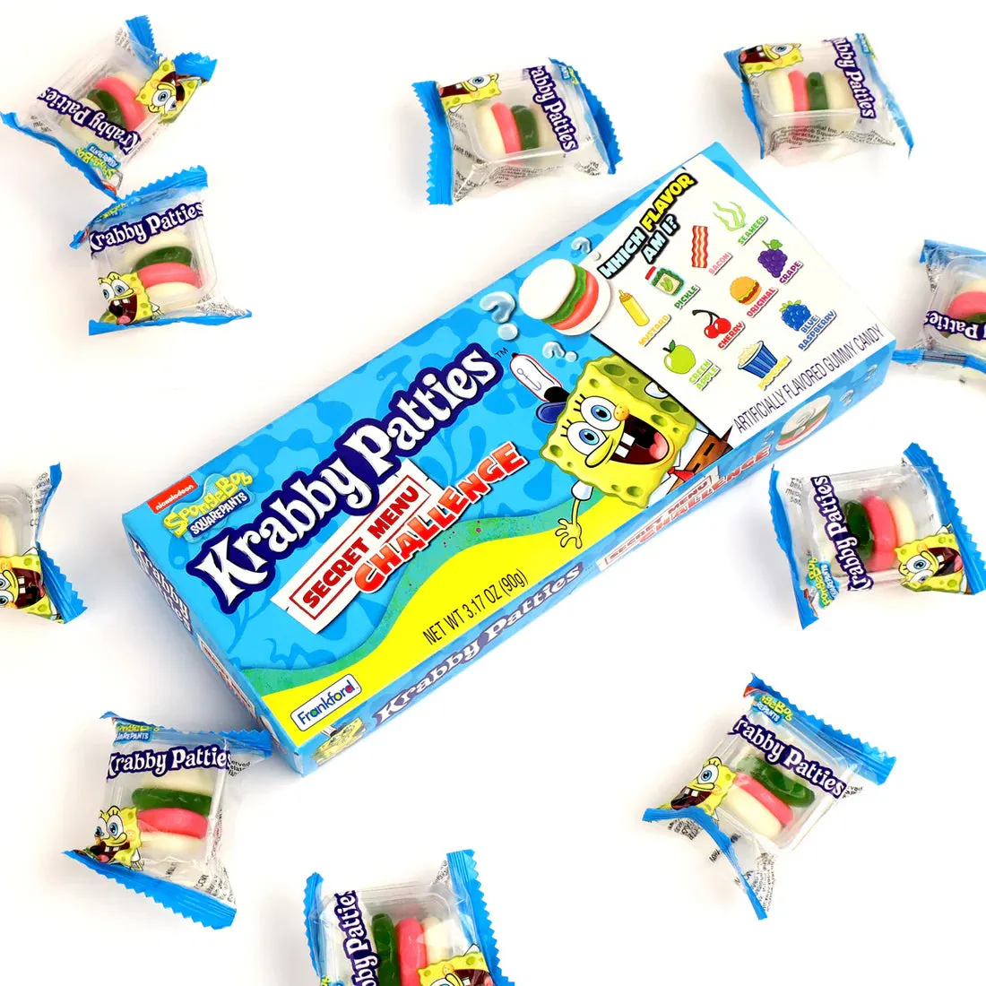 Krabby Patties Gummy Candy Secret Menu Challenge: 9-Piece Case - Image 2