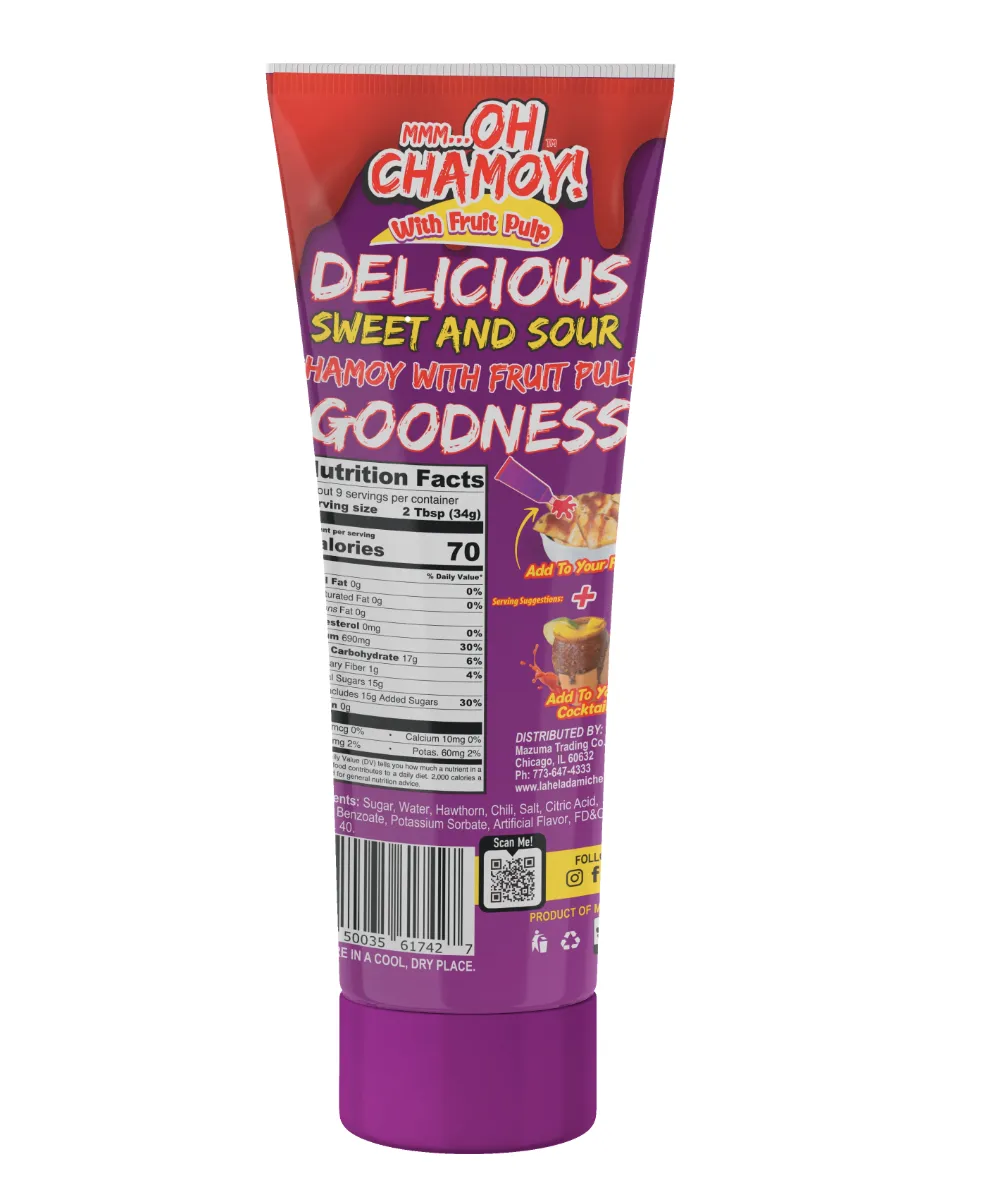 La Helada Mexican Chamoy Sauce: 10.58-Ounce Tube - Image 2