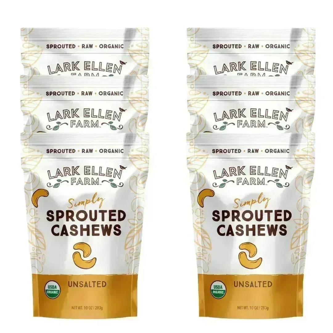 Lark Ellen Farm Organic Sprouted Cashews (Unsalted) - Image 3