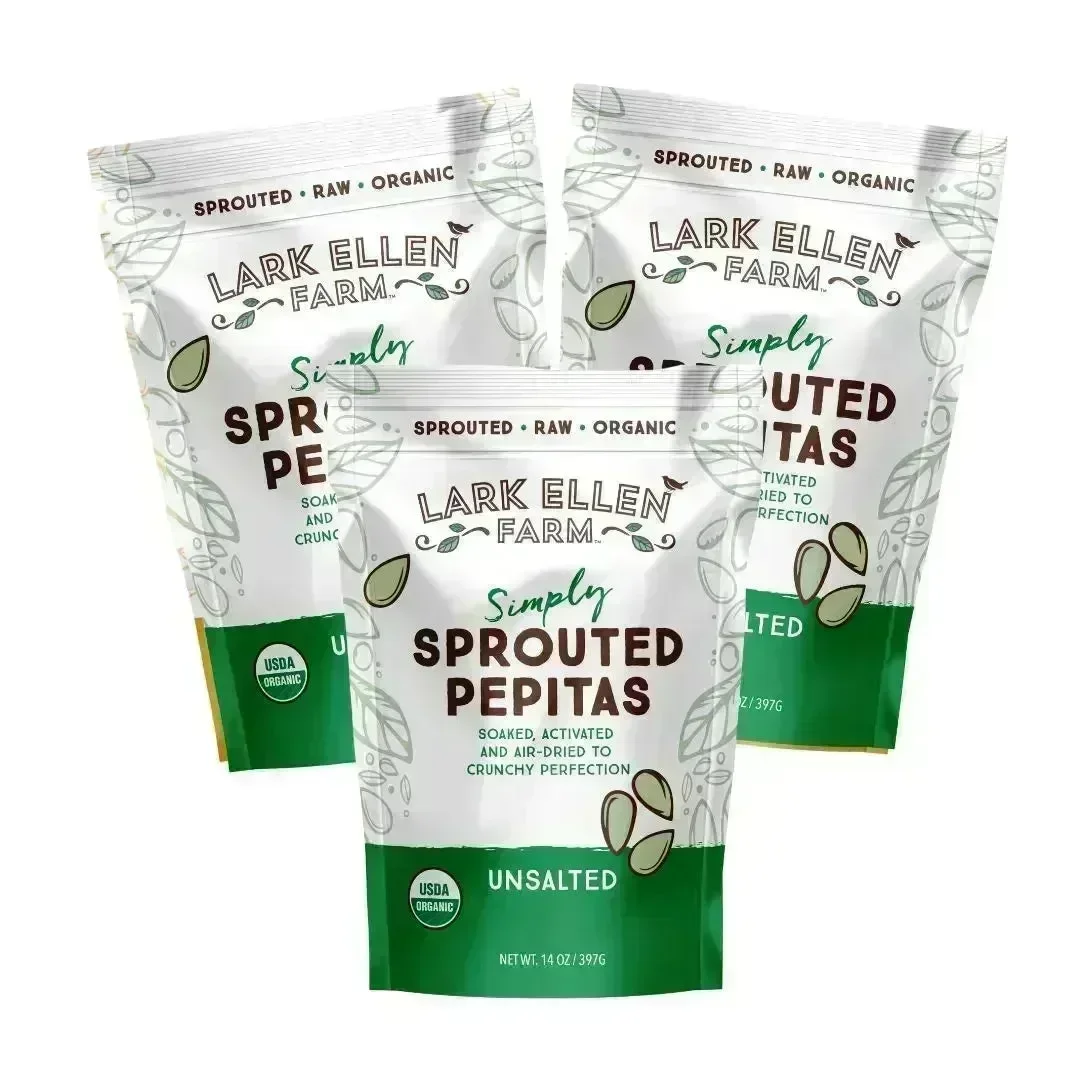 Lark Ellen Farm Sprouted Pumpkin Seeds, Organic - Image 2