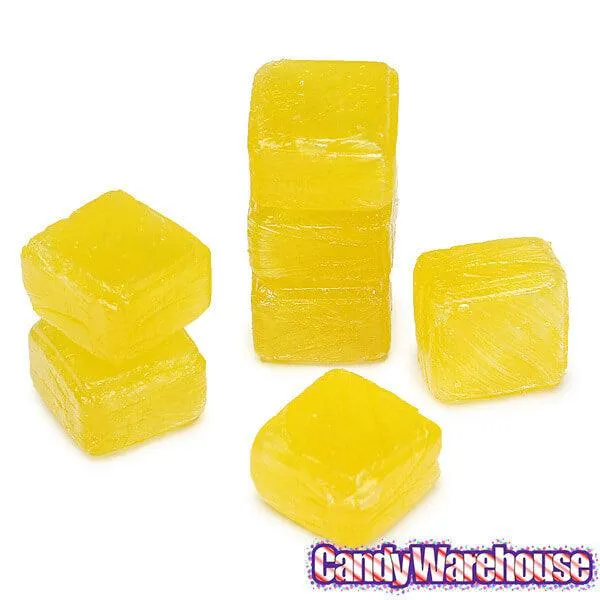 Cubes Hard Candy - Lemon: 3LB Bag - Image 2