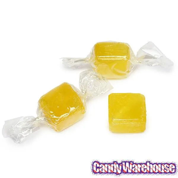 Cubes Hard Candy - Lemon: 3LB Bag - Image 3