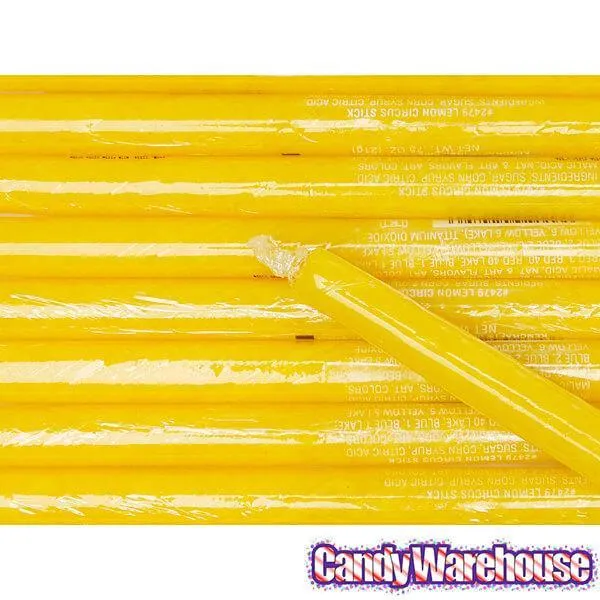 Lemon Hard Candy Sticks: 100-Piece Box - Image 3