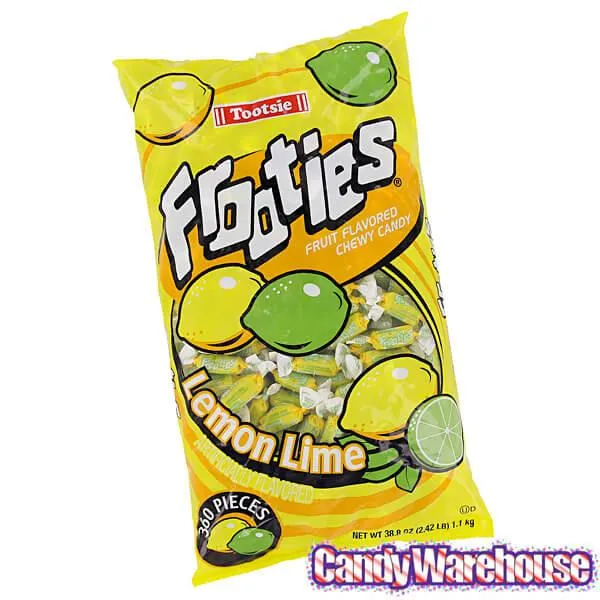Tootsie Roll Frooties Candy - Lemon Lime: 360-Piece Bag - Image 2