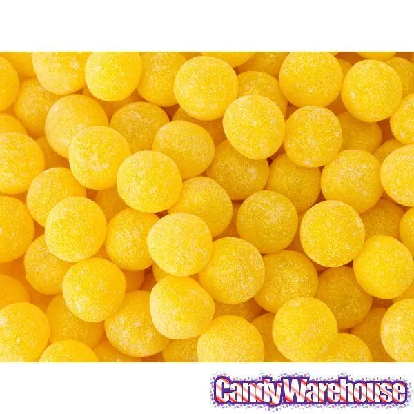 Sour Spanks Chewy Candy Balls - Lemon: 5LB Bag - Image 3