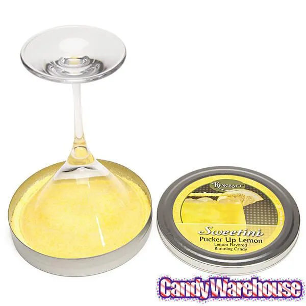 Sweetini Cocktail Rim Sugar - Lemon: 4-Ounce Tin - Image 3