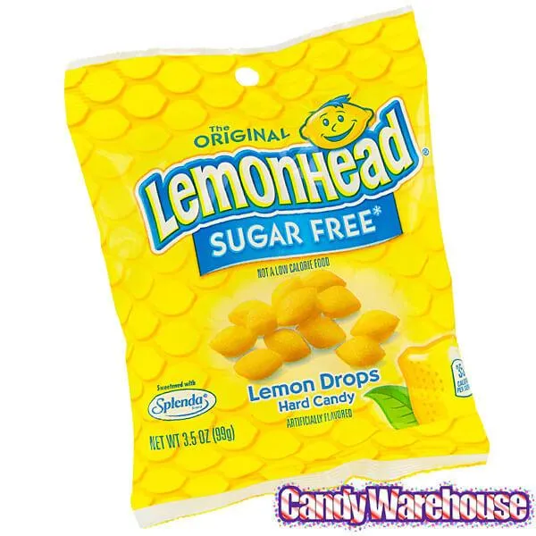 Lemonhead Sugar Free Lemon Drops Hard Candy: 2.6LB Box - Image 5