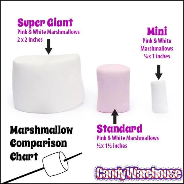 Lieber's Pink and White Marshmallows: 5-Ounce Bag - Image 2