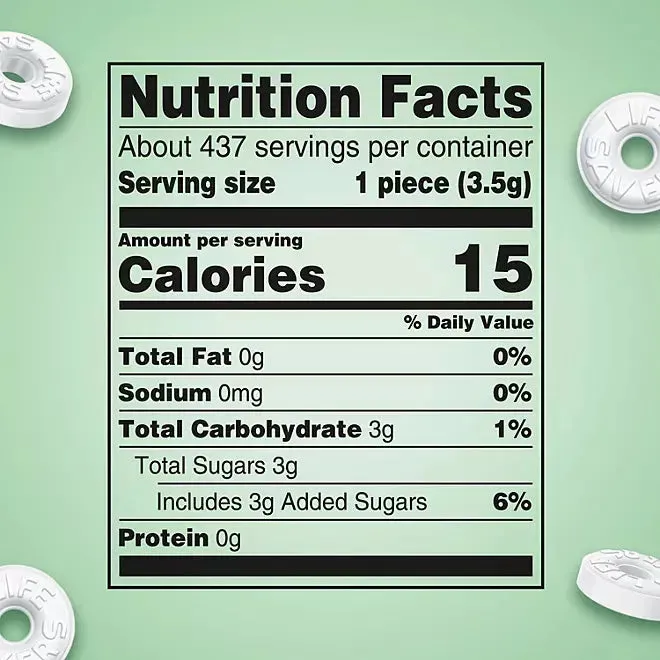 Life Savers Wint-O-Green Mints Hard Candy: 3LB Bag - Image 4