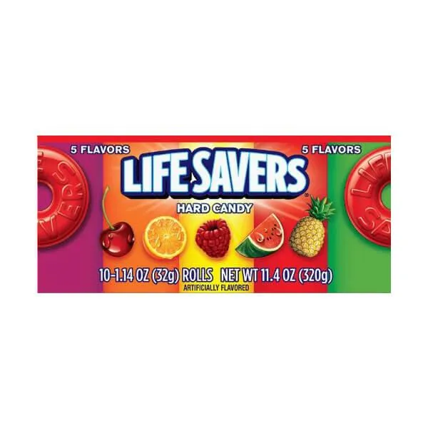 LifeSavers Hard Candy Rolls - 5 Flavors: 20-Piece Pack - Image 4