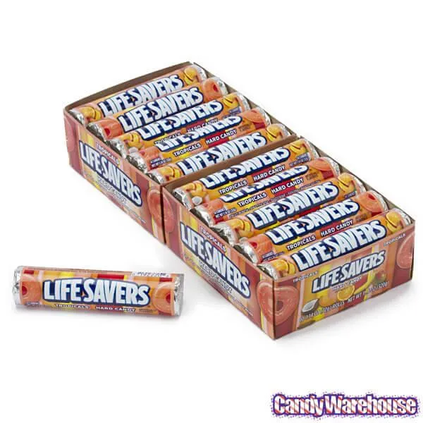LifeSavers Hard Candy Rolls - Tropical Fruits: 20-Piece Pack - Image 2
