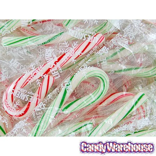 LifeSavers Wint-O-Green and Pep-O-Mint Mini Candy Canes: 40-Piece Box - Image 4