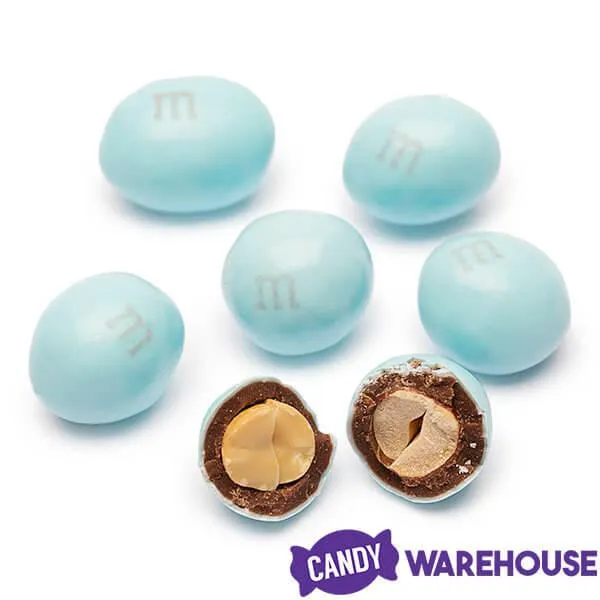 Peanut M&M's Milk Chocolate Candy - Light Blue: 10-Ounce Bag - Image 3