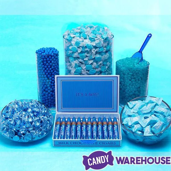 Sixlets Mini Milk Chocolate Balls - Light Blue: 2LB Bag - Image 2