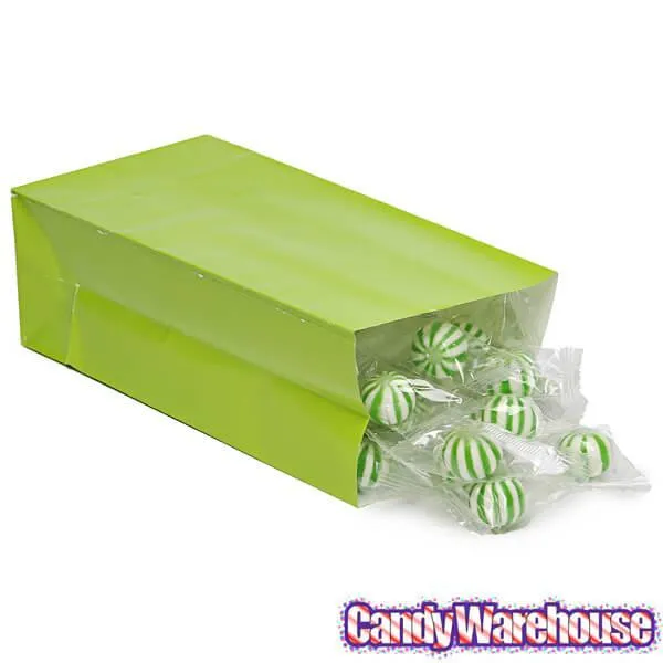 Mini Candy Treat Bags - Light Green: 24-Piece Bag - Image 2