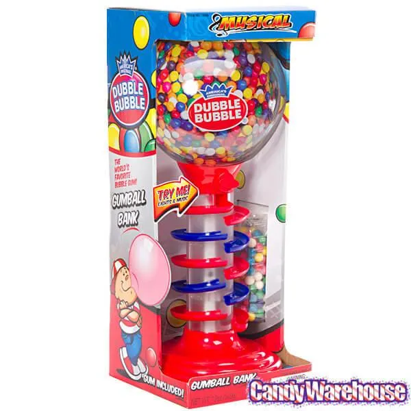 Light and Sound Spiral Gumball Machine Bank with Gumballs - Image 6