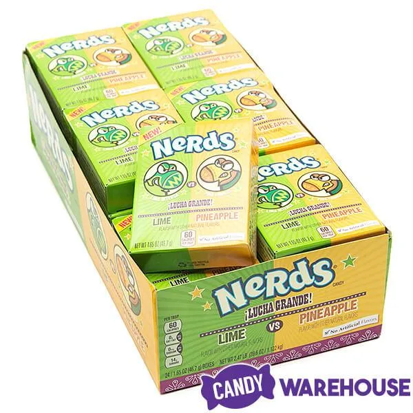 Nerds Candy 2-Flavor Packs - Lime and Pineapple: 24-Piece Box - Image 4