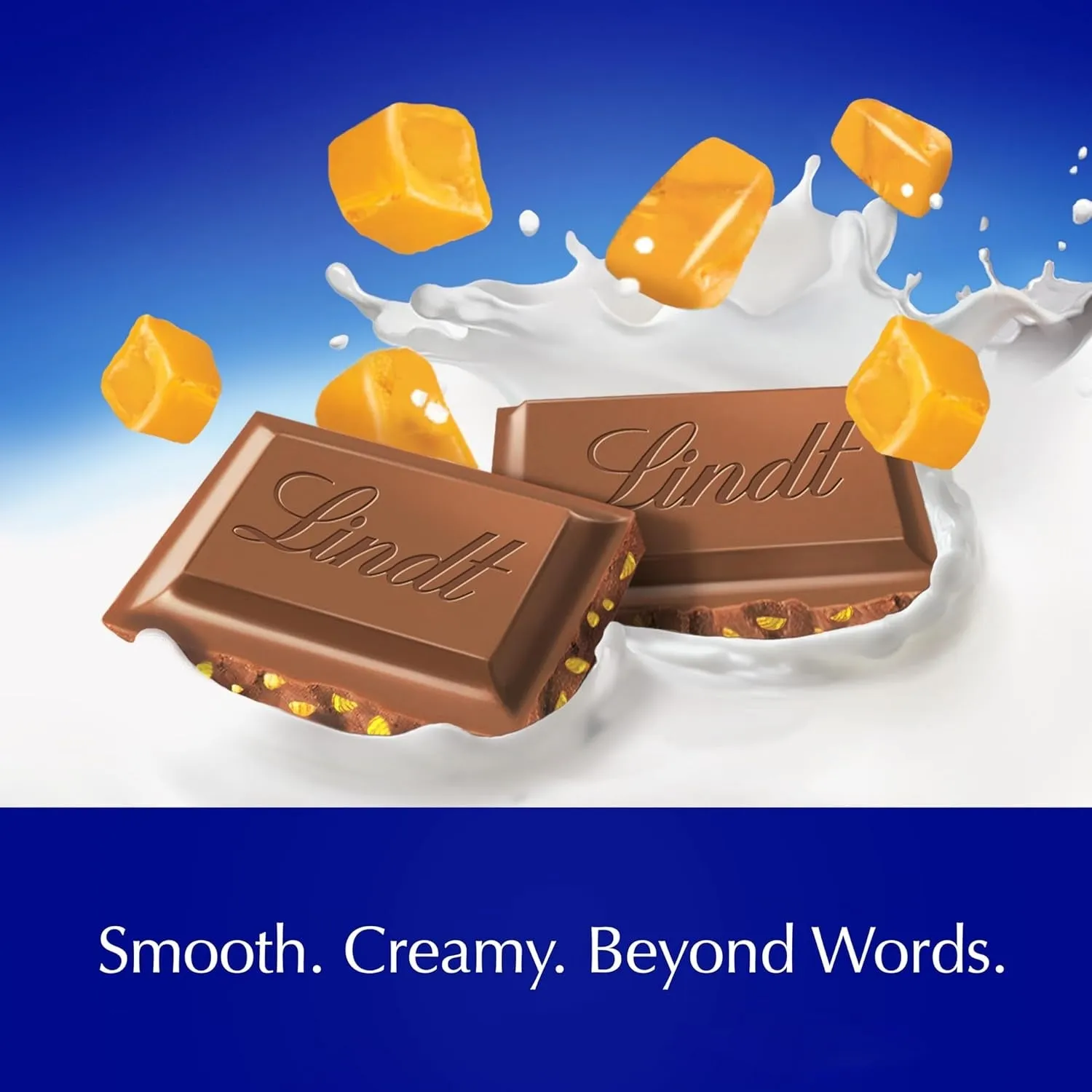 Lindt Caramel Sea Salt Milk Chocolate Bars: 12-Piece Case - Image 2
