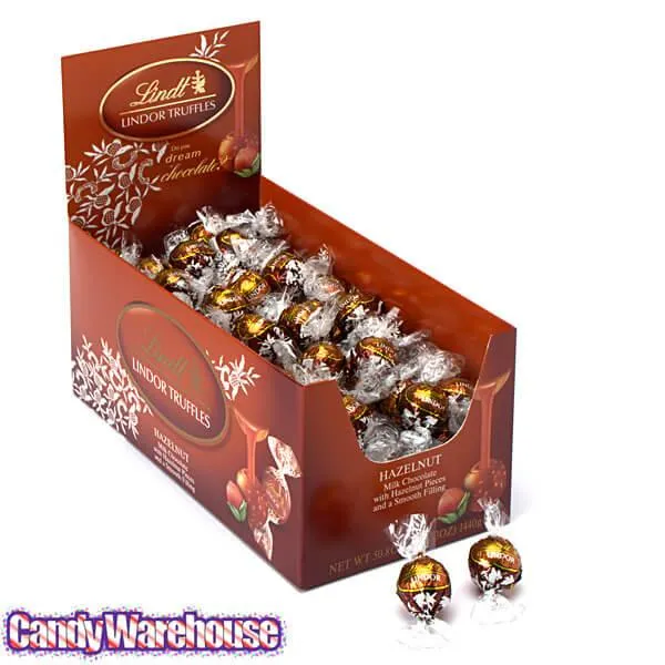Lindt Chocolate Lindor Truffles - Hazelnut: 120-Piece Box - Image 3