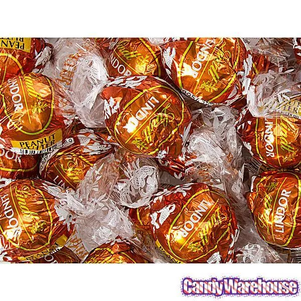 Lindt Chocolate Lindor Truffles - Peanut Butter: 60-Piece Box - Image 5