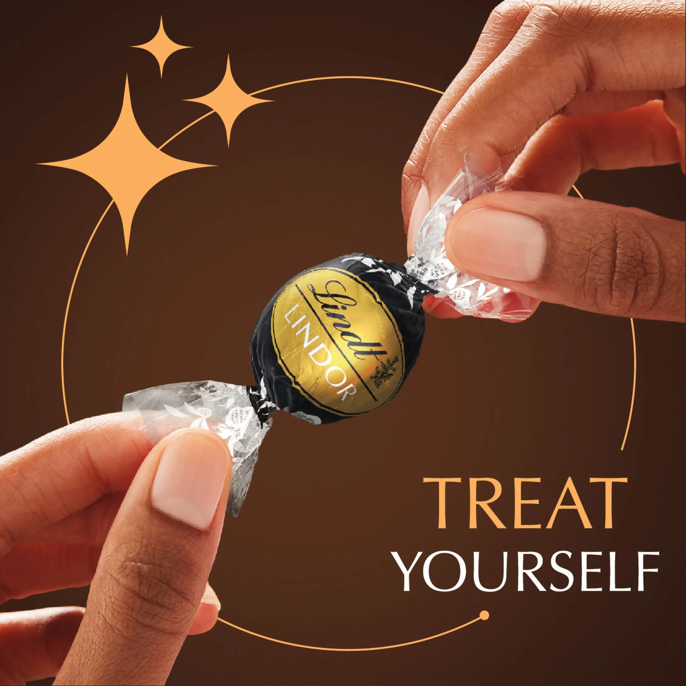 Lindt Chocolate Lindor Truffles - 70% Cocoa Dark Chocolate: 6-Piece Case - Image 2