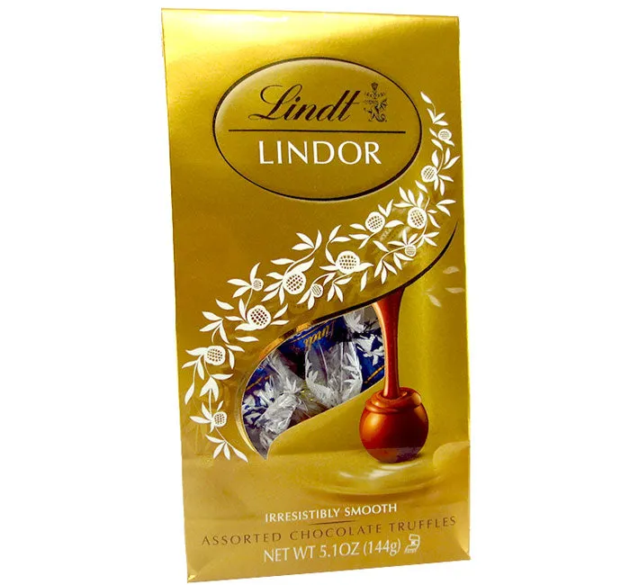 Lindt Chocolate Lindor Truffles - Assorted: 6-Piece Case