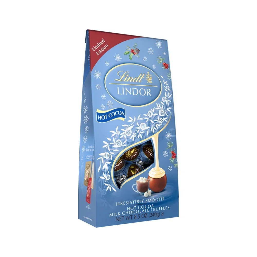 Lindt Chocolate Lindor Truffles - Hot Cocoa: 12-Piece Case