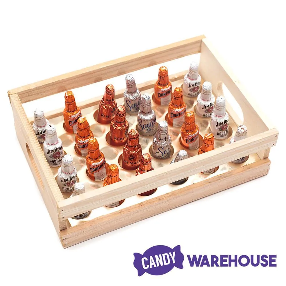 Liquor Filled Chocolate Bottles: 24-Piece Crate - Image 3