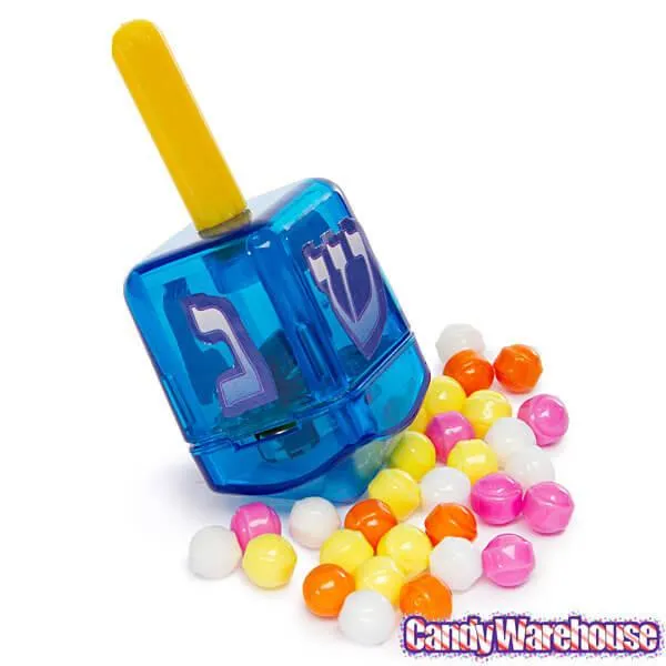 Lite-Up Dreidel Candy Tops: 12-Piece Display - Image 3