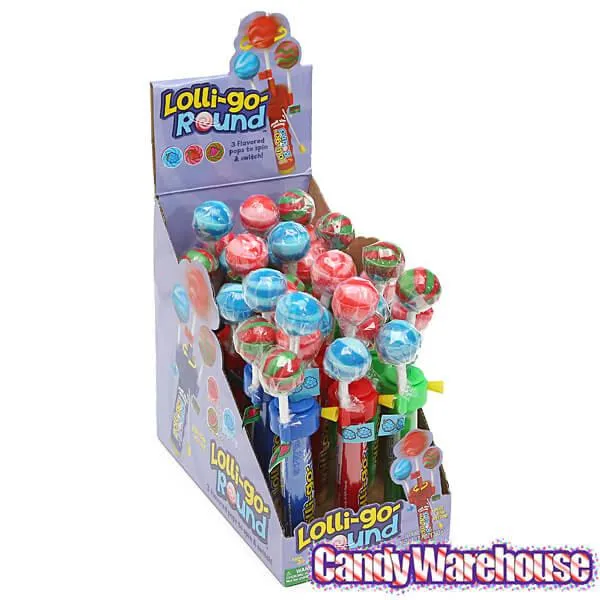 Lolli-go-Round Spinning Candy Lollipops: 12-Piece Display - Image 3